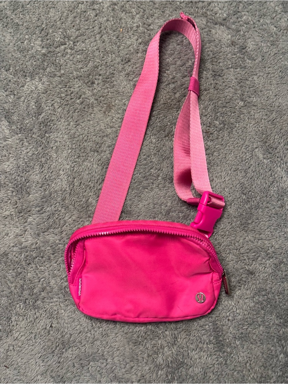 lululemon athletica Hot Pink Crossbody Belt Bag